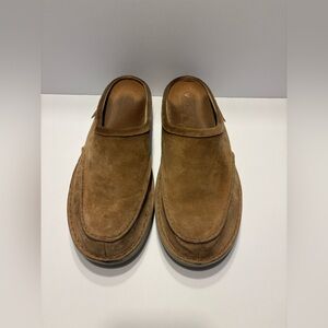 Vionic Men's Hazelnut Suede Uptown Clogs Size US 13 W